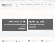 Tablet Screenshot of gemstonerealtyga.com